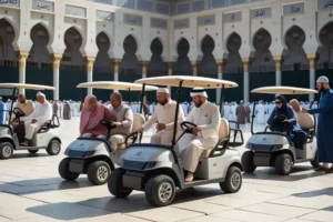 Masjid al-Haram Unveils New Golf Cart Service for Aged and Disabled Folks Tawaf