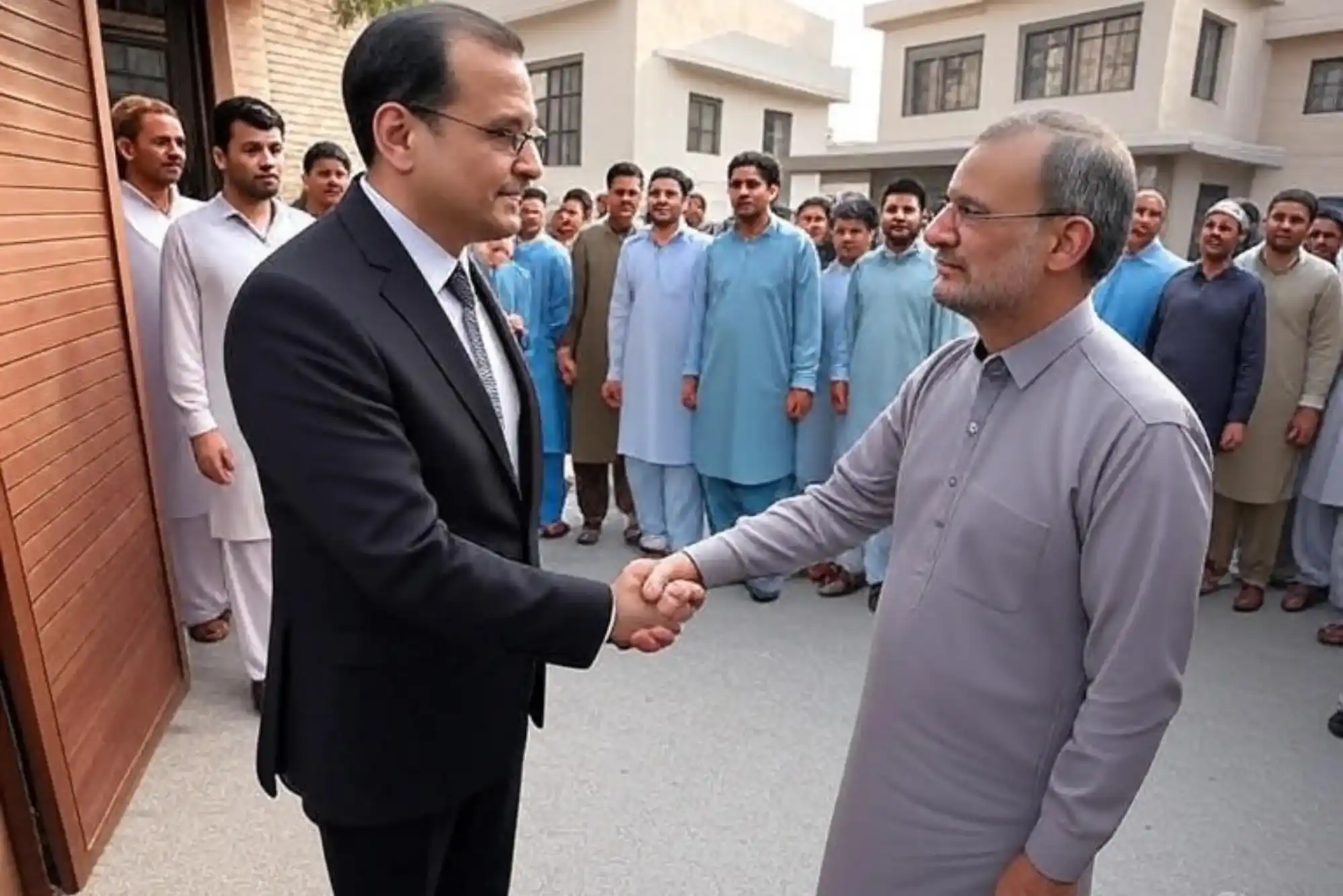 Mayor Karachi Murtaza Wahab Go to Hafiz Naeem's Residence Put up-Angioplasty