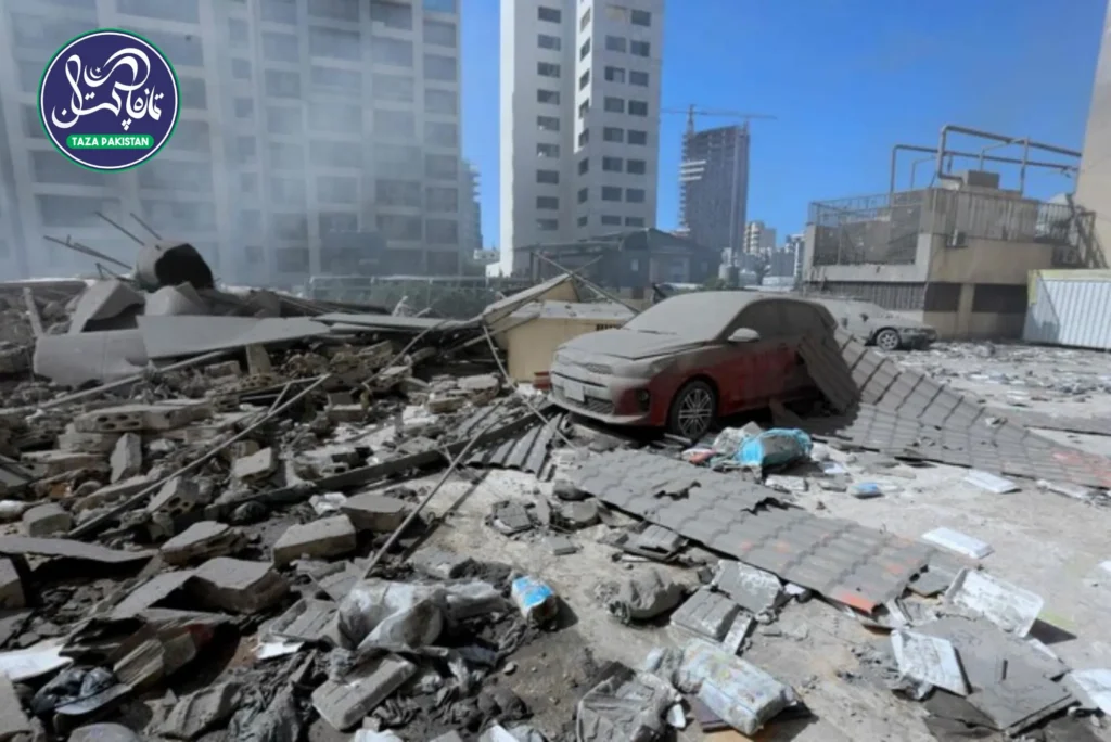 Israel Strikes Transform South Beirut Into Ghost Town | Taza Pakistan